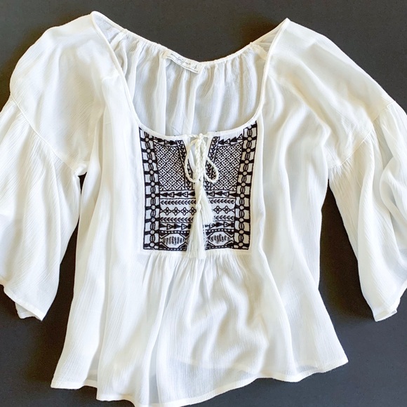 ABERCROMBIE & FITCH BOHO BLOUSE - Picture 3 of 11